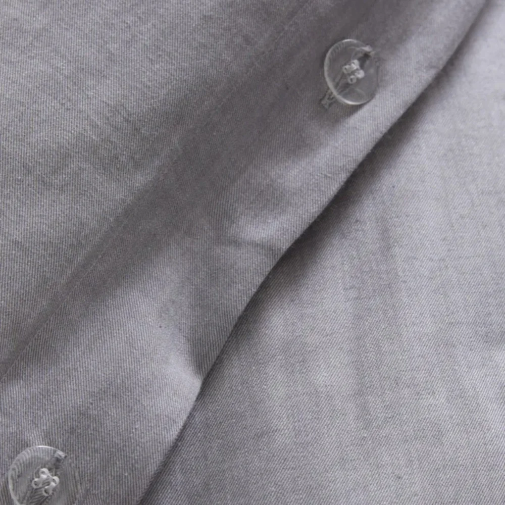 Quince Mongolian Cashmere Cotton Set - Neutral Gray - King